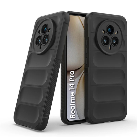Obal na mobil pre Realme 14 Pro 5G, Gaming Shockproof, čierne