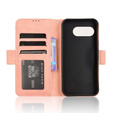 Klapkové puzdro pre T Phone 3 5G, Card Slot, ružové