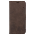 Klapkové puzdro pre Oppo A58 4G, Card Slot, hnedé