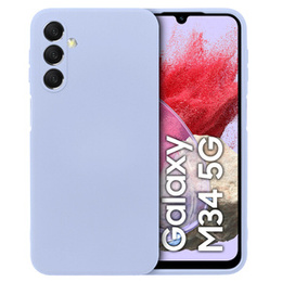 Obal na mobil pre Samsung Galaxy M34 5G, Silicone Lite, modré