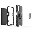 Obal na mobil pre Realme 7 5G, Kickstand Ring, čierne