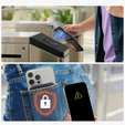 Magnetická peňaženka so stojanom a funkciou NFC SURITCH pre iPhone 16 Pro