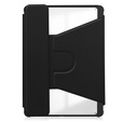 Puzdro s klávesnicou pre Samsung Galaxy Tab S9 FE+ Plus, Rotary 360° Leather, čierne