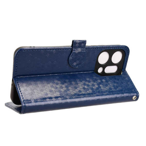 Klapkové puzdro pre Oppo Reno 14, Wallet Rhombus, modré