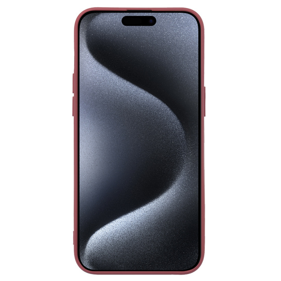 Obal na mobil pre iPhone 15 Pro Max, Silicone Lite, červené