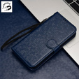 Flipové puzdro pre Samsung Galaxy M15 5G, Wallet Rhombus, modré