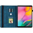 Obal na mobil pre Lenovo Tab M9, Wallet Pen Slot, butterflies, hnedé