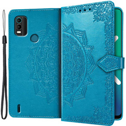 Klapkové puzdro pre Nokia C21 Plus, Mandala, modré