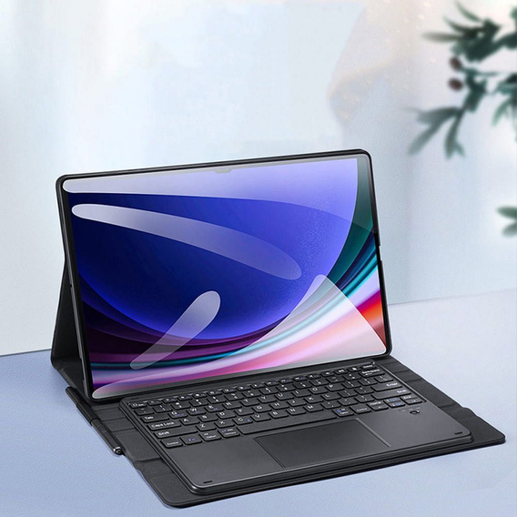 Puzdro s klávesnicou pre Samsung Galaxy Tab S8 Ultra / S9 Ultra / S10 Ultra, Dux Ducis DK Series, čierne