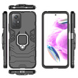 Obal na mobil pre Xiaomi Redmi Note 12S 4G, Kickstand Ring, čierne