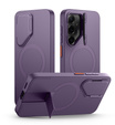 Puzdro pre Samsung Galaxy S25, Suritch Shockproof, pre MagSafe, fialové
