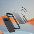 Hybridné puzdro Fusion pre Google Pixel 10 / 10 Pro, pre MagSafe, so stojanom, čierne