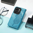 Klapkové puzdro pre Infinix Hot 50i 4G, Butterfly, modré
