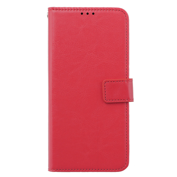 Klapkové puzdro pre Oppo A58 4G, Crazy Horse Wallet, červené