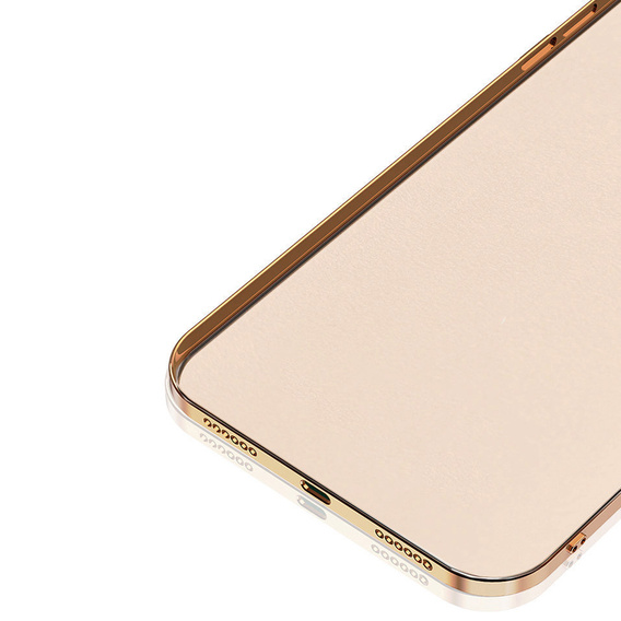 Obal na mobil pre iPhone 14, Electro Ring, svetlo ružové