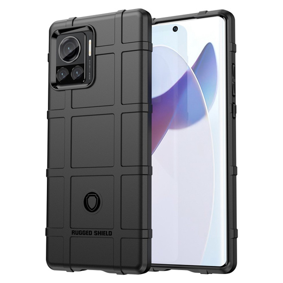 Obal na mobil pre Motorola Edge 30 Ultra 5G, Rugged Shield, čierne