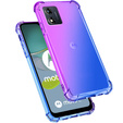 Puzdro pre Motorola Moto E13, Gradient Dropproof, Fialová / modrá