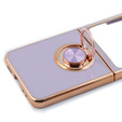 Obal na mobil pre Samsung Galaxy Z Flip 5 5G, Electro Ring, fialové