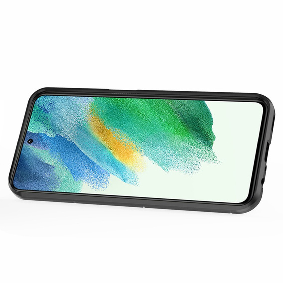 Obal na mobil pre Samsung Galaxy S23 FE, Kickstand Ring, čierne