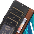 Klapkové puzdro pre Xiaomi 12T / 12T Pro, KHAZNEH RFID, čierne / červené
