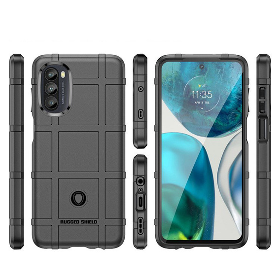 Obal na mobil pre Motorola Moto G52 / G82 5G, Rugged Shield, čierne