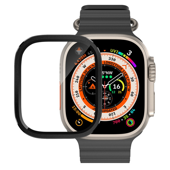Ochranný rám s tvrdeným sklom pre Apple Watch Ultra 1/2/3 49 mm