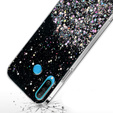 Obal na mobil pre Huawei P30 Lite, Glittery, čierne