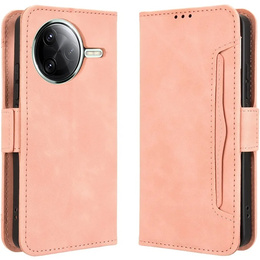 Klapkové puzdro pre Xiaomi Poco F7 Ultra, Card Slot, ružové