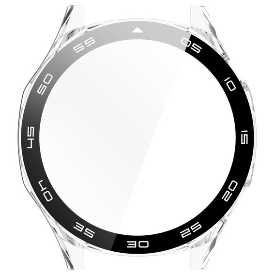 Puzdro 2v1 + tvrdené sklo pre Huawei Watch GT 5 46mm, priehľadné