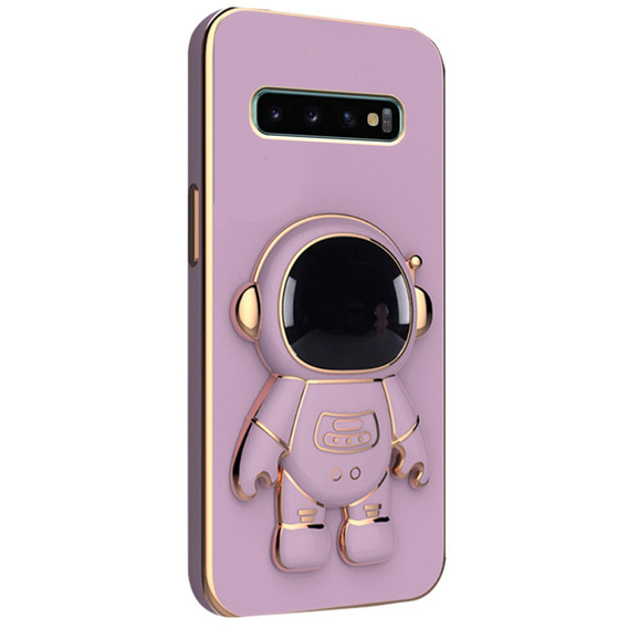 Obal na mobil pre Samsung Galaxy S10 Plus, Astronaut, fialové