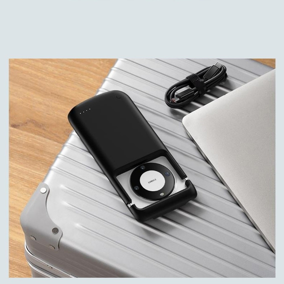 Univerzálne puzdro s batériou 10000mAh Type-C - čierne