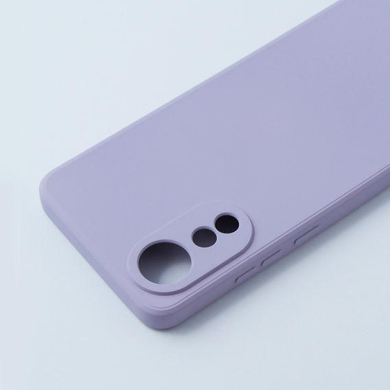 Obal na mobil pre Oppo A78 4G, Silicone Lite, fialové