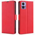 Klapkové puzdro pre Motorola Edge 30 Neo 5G, Wallet Thin Magnet, červené