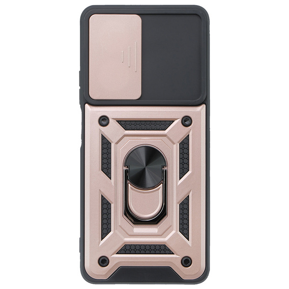 Obal na mobil pre Oppo A79 5G, CamShield Slide, ružové rose gold