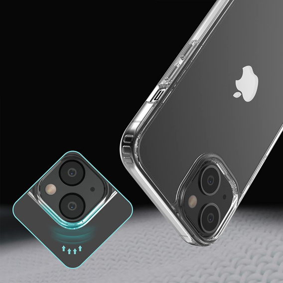 Obal na mobil pre iPhone 14 Plus, Fusion Hybrid, priehľadné