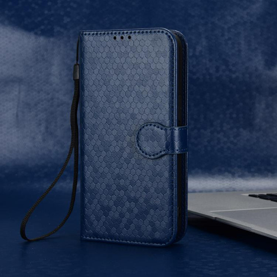 Flipové puzdro pre Realme Note 70T 4G, Wallet Rhombus, modré