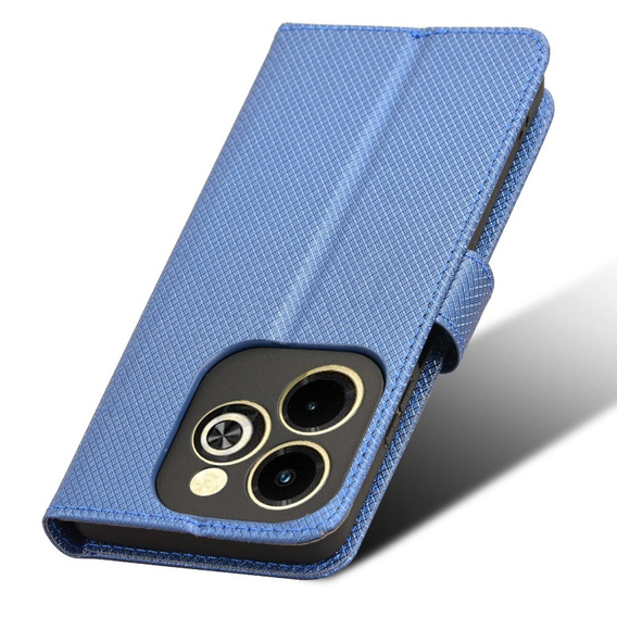 Klapkové puzdro pre Infinix Hot 40i, Wallet Smart Magnet, modré