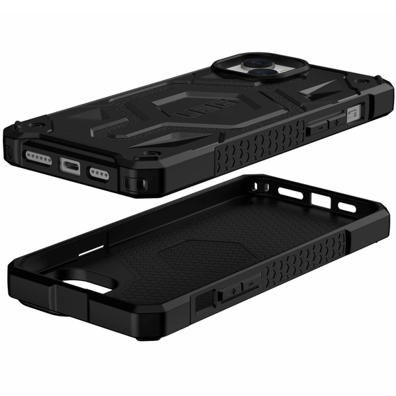 Urban Armor Gear Obal na mobil pre iPhone 14 Plus, Monarch MagSafe Kevlar, čierne