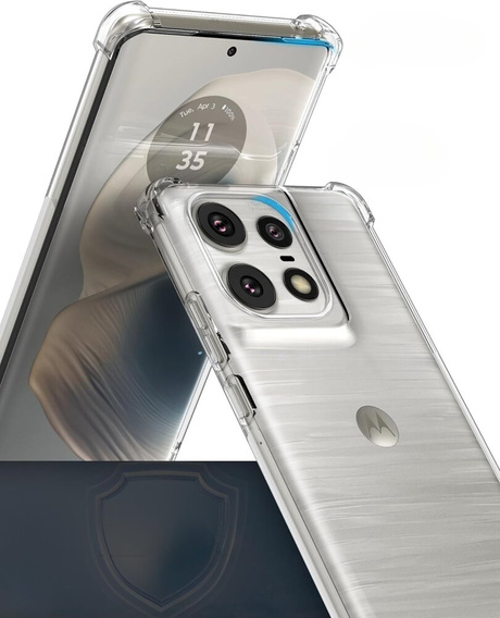 Obal na mobil pre Motorola Edge 50 Pro, Dropproof, priehľadné