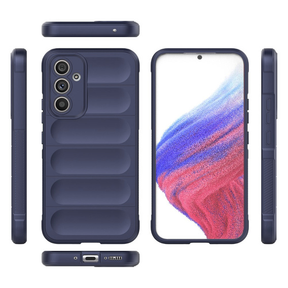 Obal na mobil pre Samsung Galaxy A54 5G, Gaming Shockproof, tmavomodré