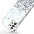 Obal na mobil pre Samsung Galaxy A32 5G, Glittery, priehľadné