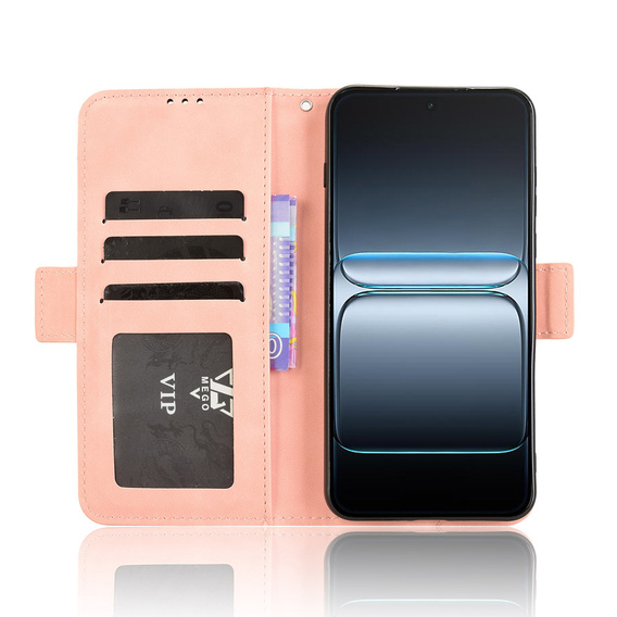 Klapkové puzdro pre OnePlus Nord 5, Card Slot, ružové