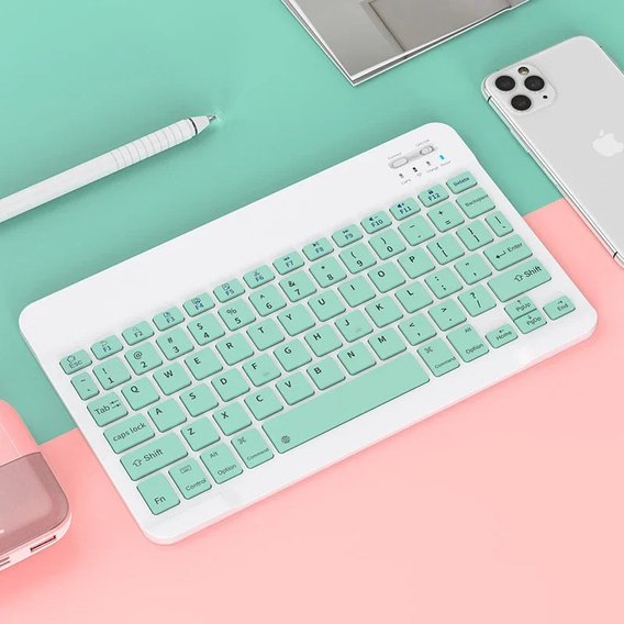 Puzdro + klávesnica Apple iPad Pro 11" 5 gen. 2024, Leather Pen Slot TouchPad, čierne