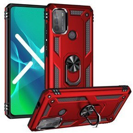 Pancierované obal na mobil pre Motorola Moto G50, Nox Case Ring, červené