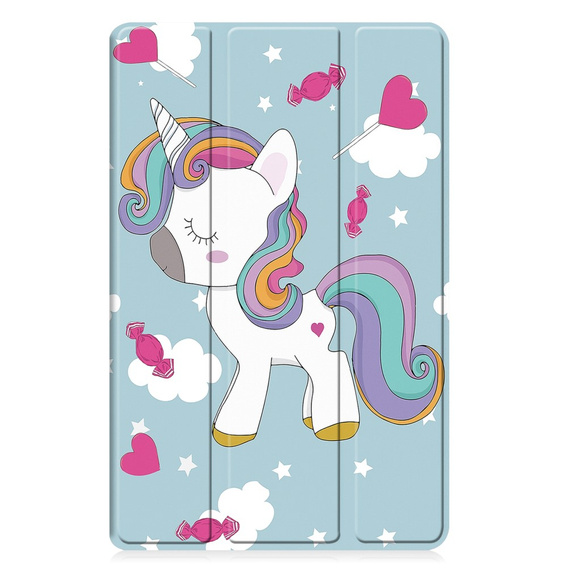 Puzdro pre Samsung Galaxy Tab A9+, Smartcase, unicorn