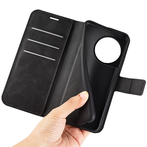 Klapkové puzdro pre OnePlus 11 5G, Wallet Case, čierne
