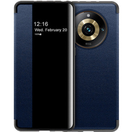 Flipové puzdro pre Realme 11 Pro 5G / 11 Pro+ 5G, Side View, modré