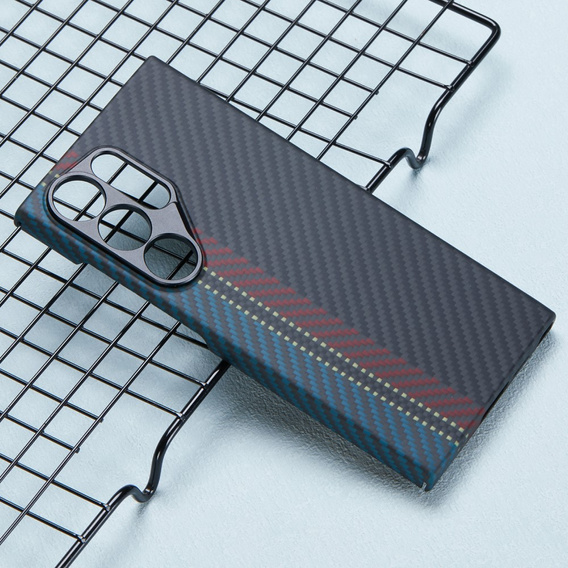 Puzdro pre Samsung Galaxy S24 Ultra, Aramid Fiber MagSafe, čierne