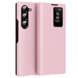 Flipové puzdro pre Samsung Z Fold5 5G, Smart View Wallet, ružové