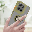 Puzdro pre Motorola Moto G15 / Motorola Moto G15 Power, Frosted Ring, zelený